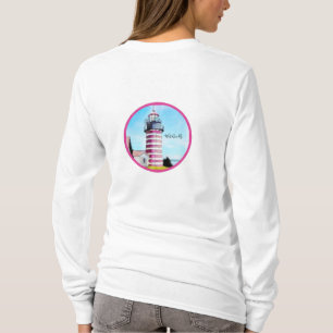 West Quoddy Head Lubec Maine Lighthouse T-shirt