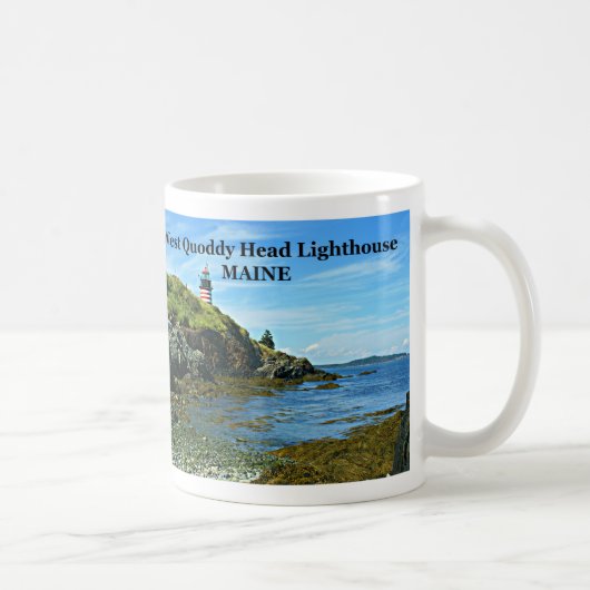 West Quoddy Head Phare, Maine Mug (Droite)