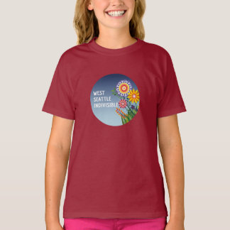 West Seattle Indivisible Kids Bloem t-shirt