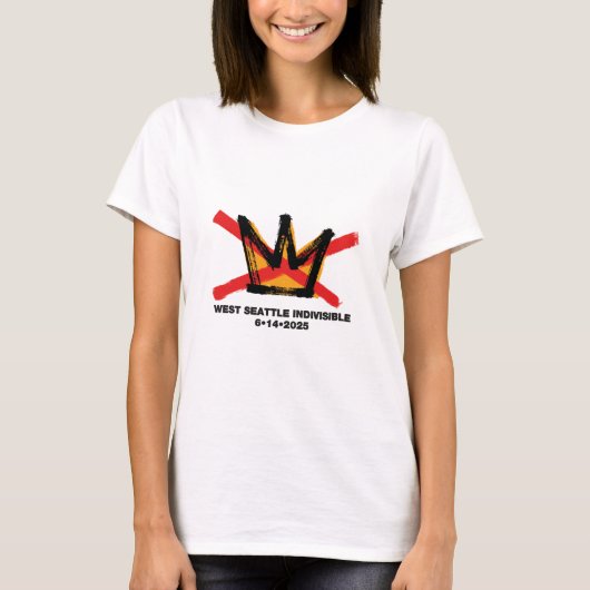 WEST SEATTLE INDIVISIBLE NO KINGS T-shirt (Devant)