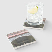 West Side Atlanta Marble Onderzetters (Zijkant)