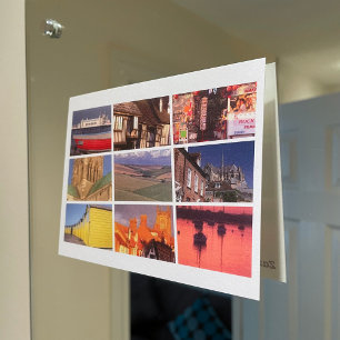 West Sussex multi-afbeelding Briefkaart