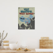 West Taiwan Map Poster 18 x 24 inch (Keuken)