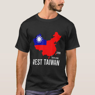 West Taiwan West Taiwan West Taiwan Taiwan T-shirt