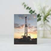 West Texas Drilling Rig Briefkaart (Staand voorkant)
