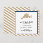 West-Tisbury Martha's wijntuin | Datum opslaan Save The Date (Voorkant / Achterkant)