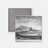 West-Uitzicht van de stad Edinburgh, 1753 Magneet (Voorkant / Achterkant)