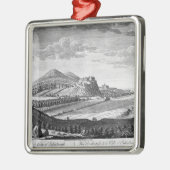 West-Uitzicht van de stad Edinburgh, 1753 Metalen Ornament (Links)