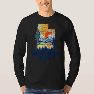West Valley City Utah Natuur State Pride Mountains T-shirt