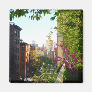 West Village Uitzicht from the Highline, NYC Magneet
