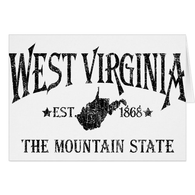 West Virginia (Voorkant Horizontaal)