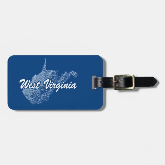 West Virginia Bagagelabel (Voorkant horizontaal)