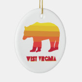 West Virginia Beer Keramisch Ornament (Rechts)