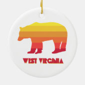 West Virginia Beer Keramisch Ornament (Achterkant)