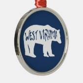 West Virginia Beer Metalen Ornament (Rechts)