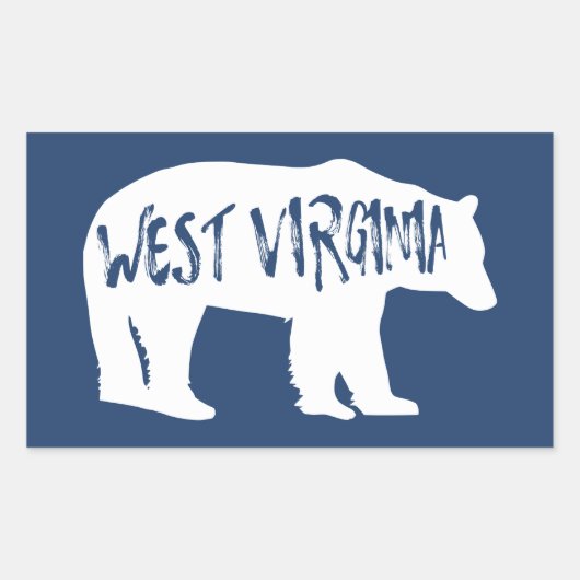 West Virginia Beer Rechthoekige Sticker (Voorkant)