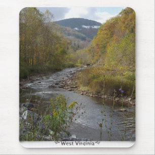 West Virginia bergkreek Mousepad Muismat
