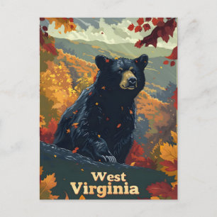 West Virginia Black Beer Briefkaart