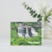West Virginia - Blackwater Falls carte postale (Debout devant)