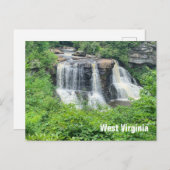 West Virginia - Blackwater Falls carte postale (Devant / Derrière)