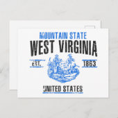 West Virginia Briefkaart (Voorkant / Achterkant)