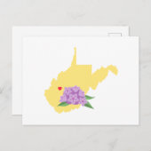 West Virginia Briefkaart (Voorkant / Achterkant)