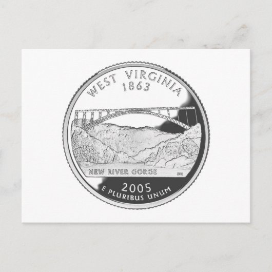 West Virginia Briefkaart (Voorkant)