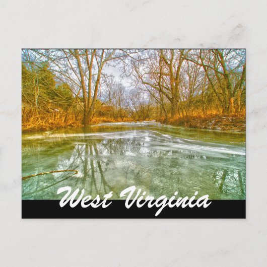 WEST VIRGINIA BRIEFKAART (Voorkant)