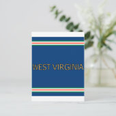West Virginia Briefkaart (Staand voorkant)