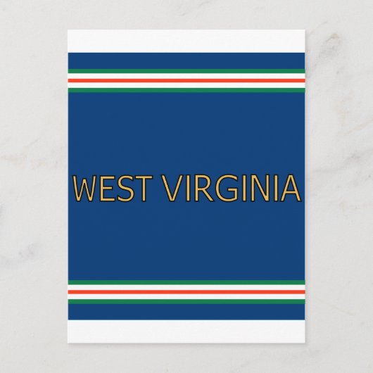 West Virginia Briefkaart (Voorkant)