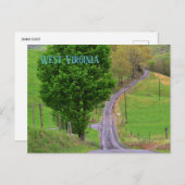 West Virginia Briefkaart (Voorkant / Achterkant)