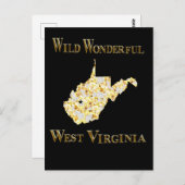WEST VIRGINIA BRIEFKAART (Voorkant / Achterkant)