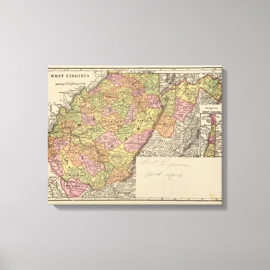 West Virginia Canvas Afdruk (Voorkant)