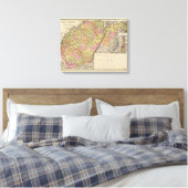 West Virginia Canvas Afdruk (Insitu (Slaapkamer))