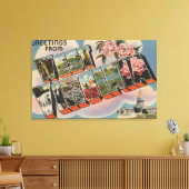 West Virginia (Capital Building) Canvas Afdruk (Insitu (Woonkamer))