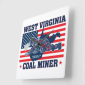 WEST VIRGINIA COAL MINER VIERKANTE KLOK (Hoek)