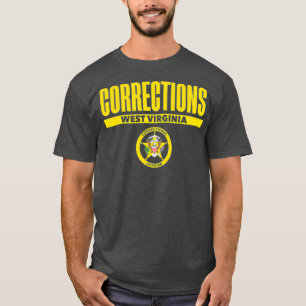 West Virginia Correctionofficier Thin Gray T-shirt