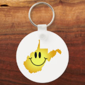 West Virginia Face Sleutelhanger (Voorkant)