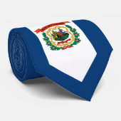 West Virginia Flag Stropdas (Opgerold)