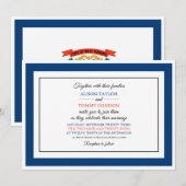 West Virginia Flag, Vlag van West Virginia Wedding Kaart (Voorkant / Achterkant)