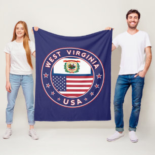 West Virginia Fleece Deken