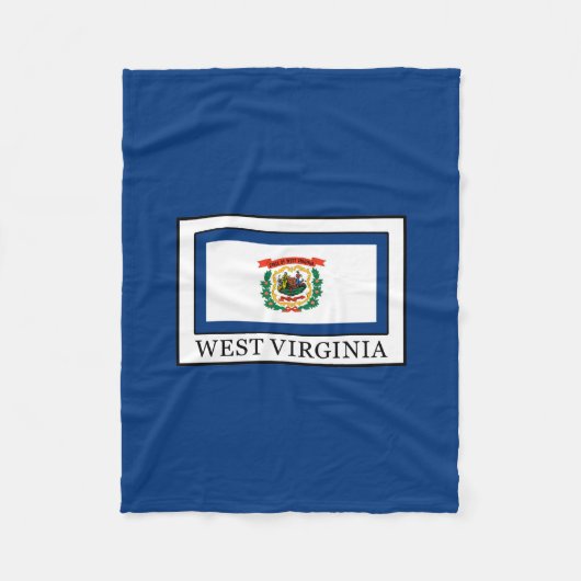 West Virginia Fleece Deken (Voorkant)