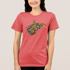 West Virginia Floral State T-shirt – Wild & Wonder