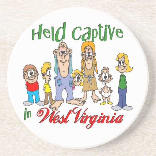 West Virginia Funny Trailer Park Dessous de verre  (Devant)