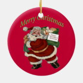 West Virginia Great Seal Keramisch Ornament (Achterkant)