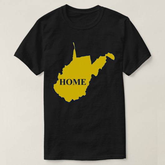 West Virginia Home TShirt (Design devant)