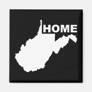 West Virginia Home weg van State Fridge Magnet Magneet