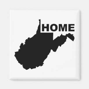 West Virginia Home Weg van State Koelkast Magnet Magneet