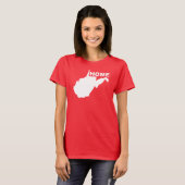West Virginia Home weg van State T-Shirt T - shirt (Voorkant volledig)