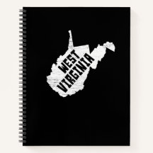 West Virginia Home White Map